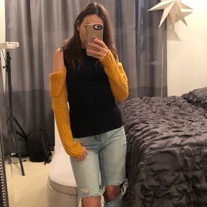 Custom made two tone sweater